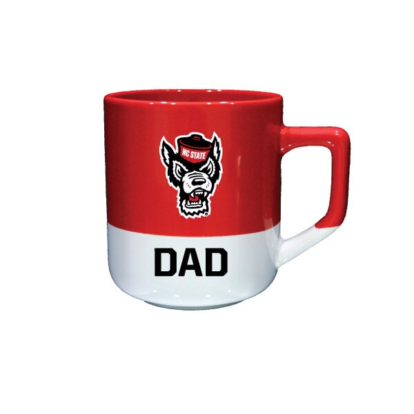 20 oz. Dad Mug Red & White With Tuf